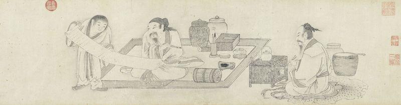 重拾“圍爐煮茶”文化，一起看看故宮藏畫(huà)里的“圍爐煮茶”[精制鋼圍爐茶桌](圖11)