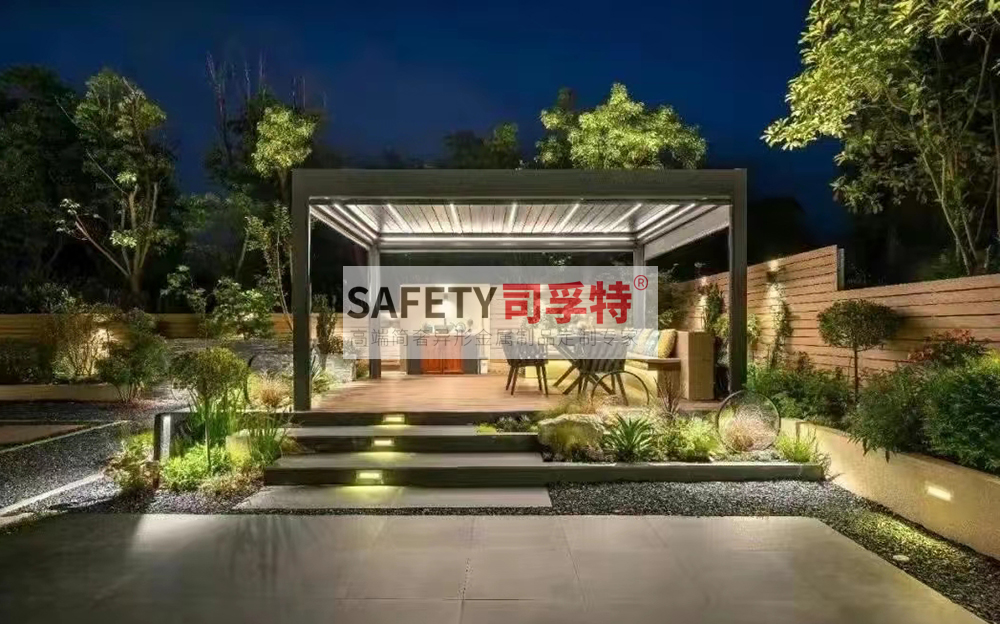 新中式景觀涼亭設計有哪些注意事項[精致不銹鋼涼亭，鋁藝涼亭](圖1)